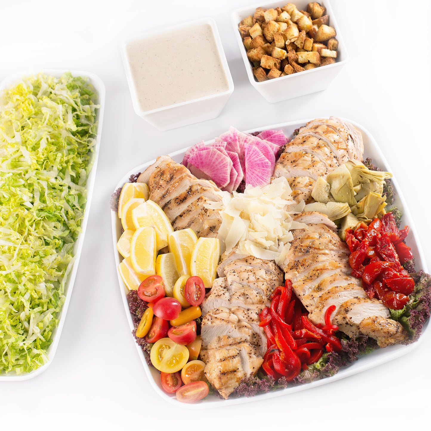 Ceasar Salad Platter Meal delivery Service Orlando 