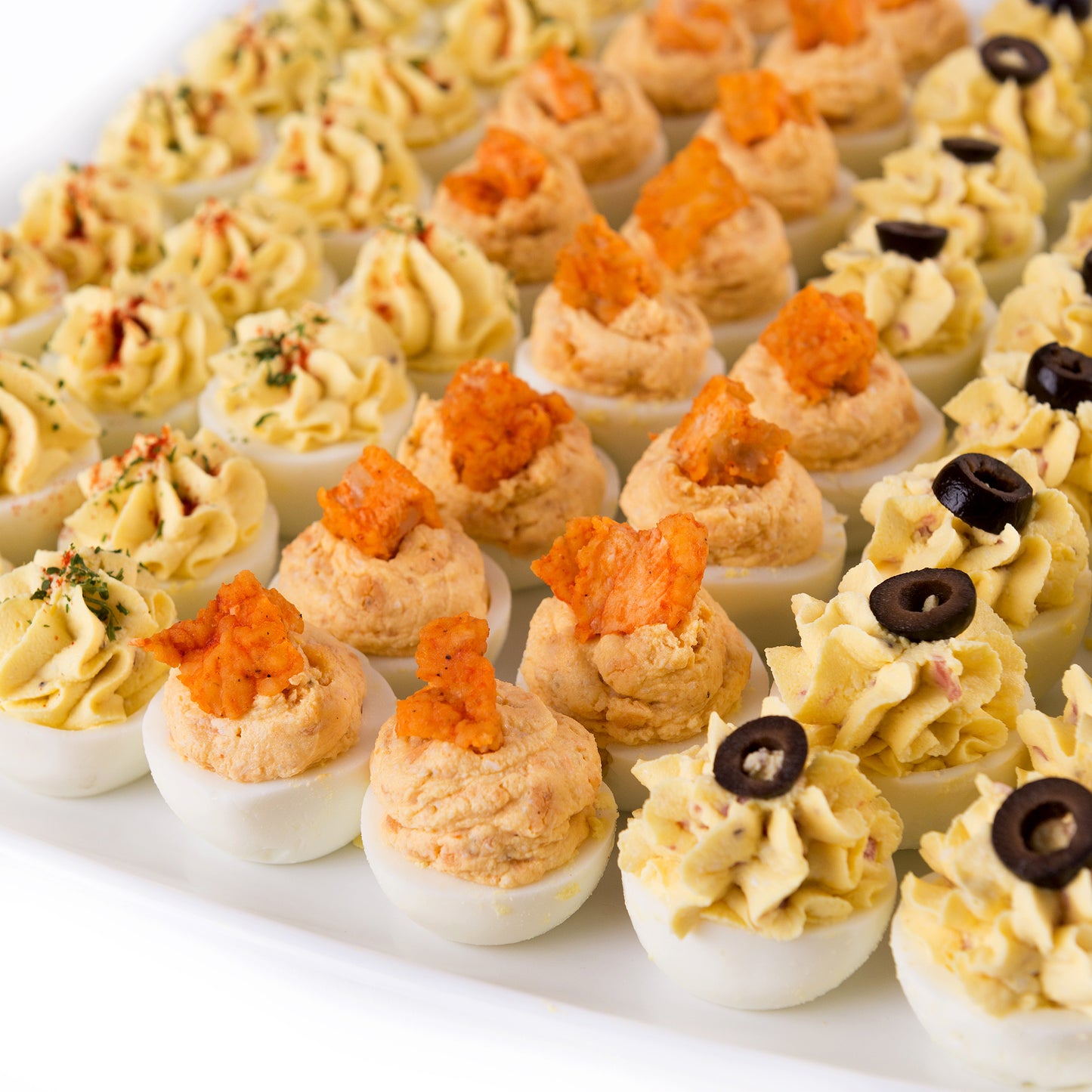 DEVILED EGG TRIO SNACK PLATTER Meal delivery Service Orlando For Parties And events Delivered