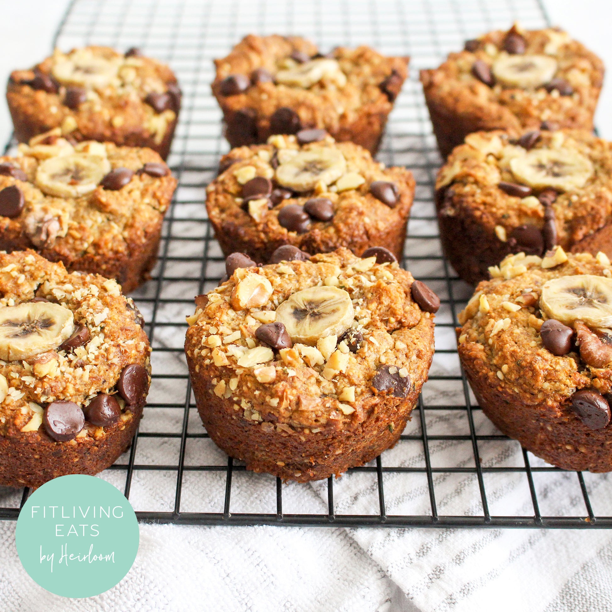 SUPERFOOD BANANA BREAD MUFFIN Deserts Delivered 