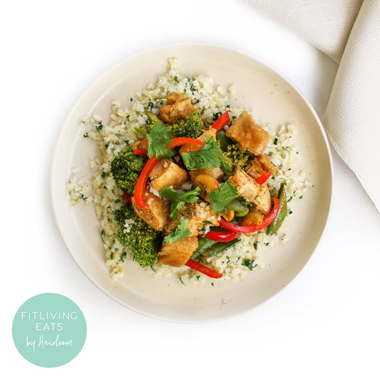 ORANGE CHICKEN OR TOFU STIR FRY Fit n lean Fitliving eats Delivered