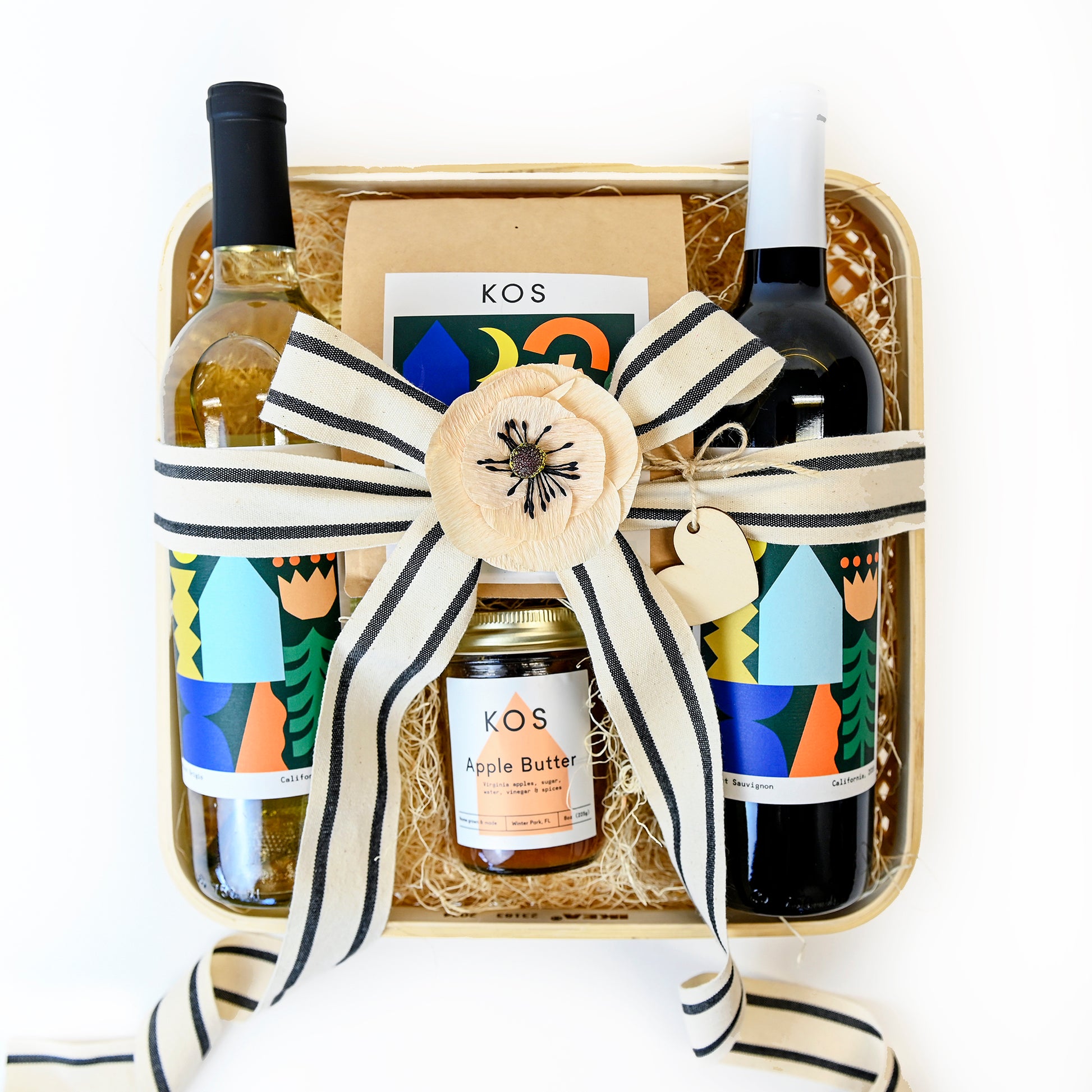 KOS Heirloom Gift Basket Wine Gift Basket Meal delivery Service Orlando Gift Package For Friends And Family