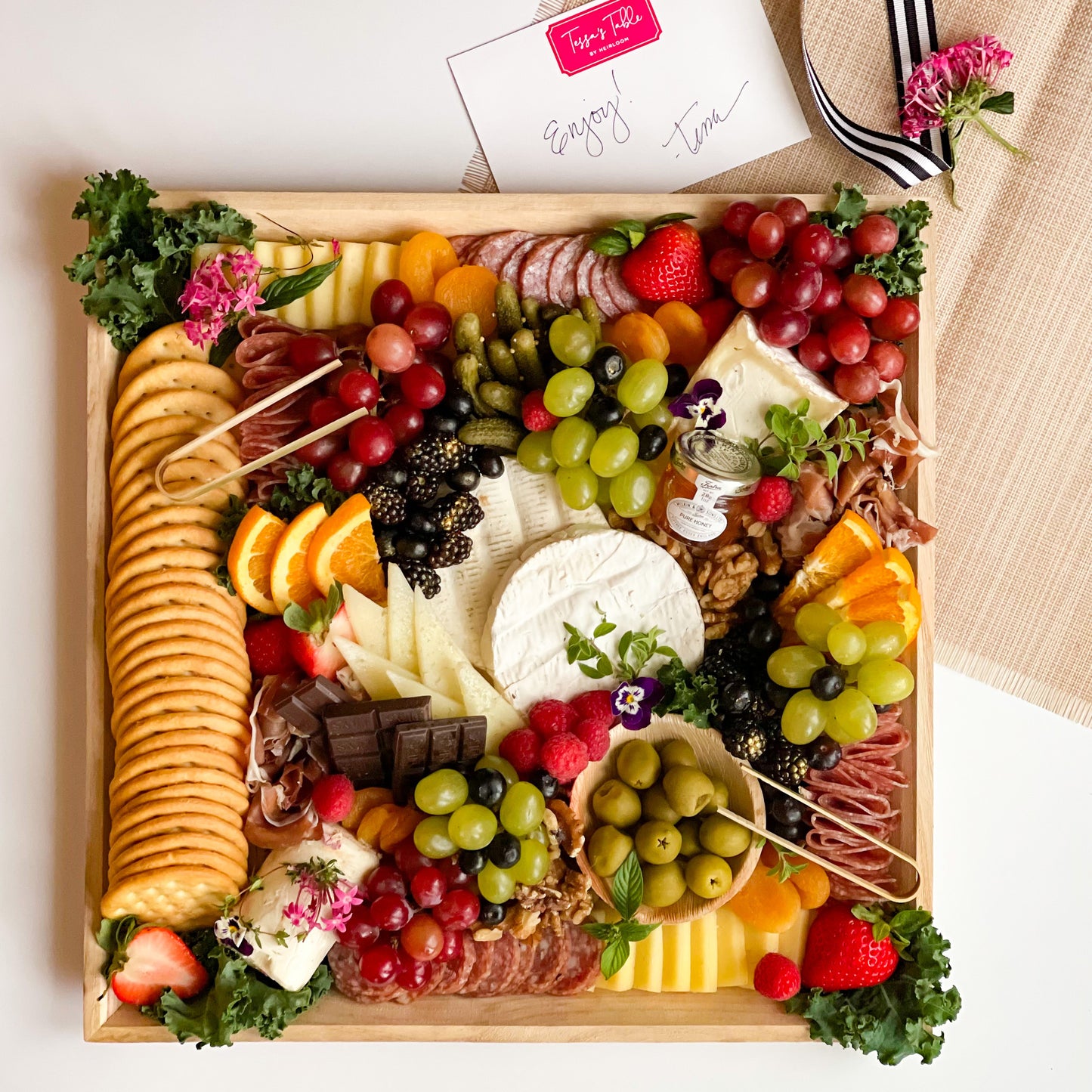 TESSA'S TABLE GRAZING BOARD